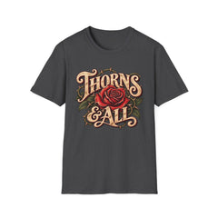 Thorns & All Rose Graphic T-Shirt - Love - Valentine
