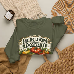 Heirloom Tomato Market Sweatshirt — Vintage Farmhouse Produce Graphic Crewneck