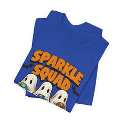 Sparkle Squad Ghost Tee | Unisex Jersey Short Sleeve T-Shirt | Cute Halloween Shirt, Party Outfit, Gift Idea, Casual Wear
