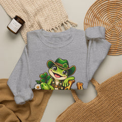 Hoppy Go Lucky Frog St. Patrick’s  Day Sweatshirt