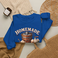 Crewneck Sweatshirt — "Homemade Ice Cream Social" Vintage Ice Cream Maker Design