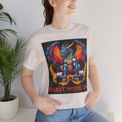 Beast mode on - Dragon – Fitness T-shirt for Gym Workouts