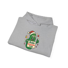 Pickle Christmas Club Hoodie — Cute Festive Pickle Holiday Sweatshirt