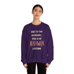 Halloween Humor Crewneck Sweatshirt, Funny Sweatshirt, Unisex Halloween Apparel, Costume Sweatshirt, Fall Fashion, Gift Idea