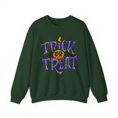 Halloween 'Trick or Treat' Crewneck Sweatshirt — Retro Candy Graphic