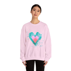 Watercolor Hearts - Valentine's Day Sweatshirt