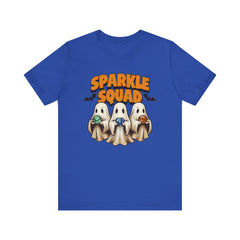 Sparkle Squad Ghost Tee | Unisex Jersey Short Sleeve T-Shirt | Cute Halloween Shirt, Party Outfit, Gift Idea, Casual Wear
