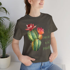 I Can Be A Bit Prickly  - Cactus - Unisex Jersey Short Sleeve Tee