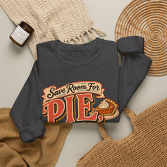 Crewneck Sweatshirt — “Save Room for Pie, Darlin’” Retro Thanksgiving Pullover