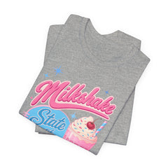 Milkshake State of Mind T-Shirt — Retro Diner Cherry Milkshake Tee