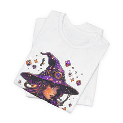 Enchanting Witch Graphic Tee - Perfect for Halloween, Gifts, Parties, Casual Wear, and Witchy Vibes