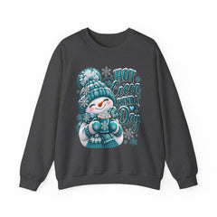 Hot Cocoa Kinda Day Sweatshirt- Winter- Christmas- Snowman