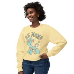 Dog Mama Crewneck Sweatshirt by Comfort Colors - Cozy Gift for Pet Lovers
