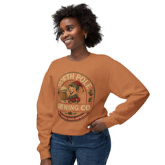 North Pole Brewing Co. Unisex Lightweight Comfort Colors Crewneck Sweatshirt - Cozy Holiday Sweatshirt, Christmas Gift, Winter Apparel, Casual Wear, [...]