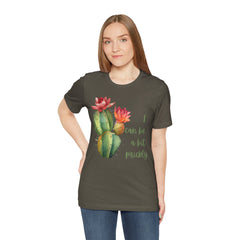 I Can Be A Bit Prickly  - Cactus - Unisex Jersey Short Sleeve Tee