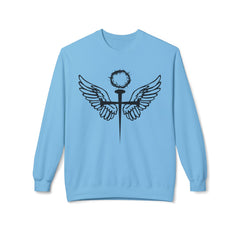 Christian Cross Fleece Sweatshirt