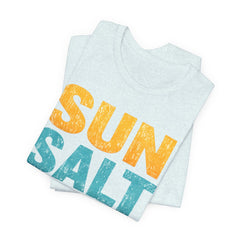 Sun Salt Sand Beach T-Shirt — Retro Coastal Summer Tee