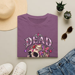 "Dead Gorgeous" T‑Shirt- Skull Floral- Halloween Vibes