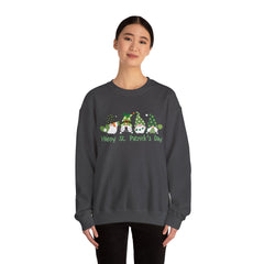 Gnomes Crewneck Sweatshirt - Unisex Happy St. Patrick's Day Apparel