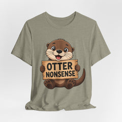 Otter Nonsense T-Shirt — Cute Otter Pun Tee