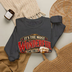 It’s the Most Wonderful Time for a Beer Crewneck Sweatshirt - Christmas
