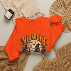 Midnight Howl Club Sweatshirt — Moonlit Wolves Graphic Crewneck