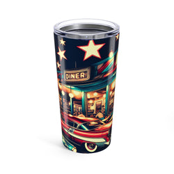 1950s Pop Art inspired Patriotic Art Tumbler 20oz