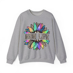 “Mom Life” Vintage Cool Life Flower Crewneck Sweatshirt