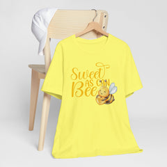 Sweet As Can Bee - Unisex Jersey Tee - Cute Bee Graphic T-Shirt