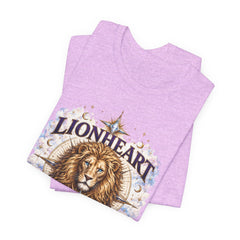 Lionheart T-Shirt — "Let Your Heart Lead" Lion Graphic Tee