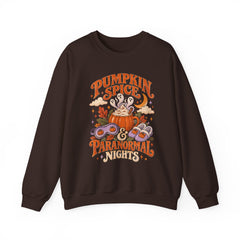 Pumpkin Spice & Paranormal Nights Crewneck Sweatshirt - Halloween
