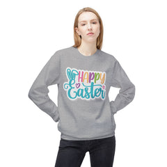 Happy Easter Unisex Midweight Softstyle Fleece Crewneck Sweatshirt