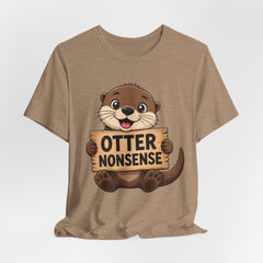 Otter Nonsense T-Shirt — Cute Otter Pun Tee