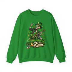 St. Patrick's Day Shamrockin' & Rollin' Sweatshirt
