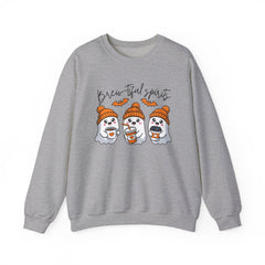 Halloween Ghosts Crewneck Sweatshirt, Spooky Apparel, Fall Fashion, Cozy Sweatshirt, Unisex Halloween Sweater