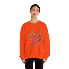 Yee Haw Skeletons Sweatshirt - Cozy Unisex Crewneck for Halloween, Fall Fashion, Casual Outfits, Gift for Cowpoke Enthusiasts, Western Style