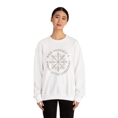 “Have Yourself a Merry Little Christmas” Snowflake Gildan Crewneck Sweatshirt