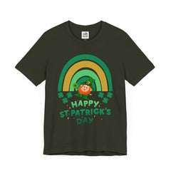 St. Patrick's Day Rainbow LeprechaunTee - Unisex Short Sleeve Shirt