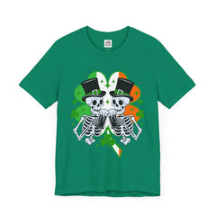 St. Patrick's Day Dead Man Cheers Tee - Unisex Short Sleeve Shirt