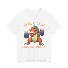 Jurassic Gains- Fitness T-shirt for Gym Workouts