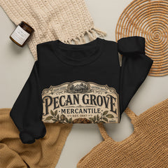 Pecan Grove Mercantile Vintage Logo Sweatshirt - Southern Heritage