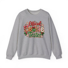 "Official Cookie Tester" Christmas Holiday Sweatshirt