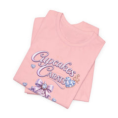 Cupcakes & Carats Tee — Cute Pastel Cupcake Graphic T-Shirt