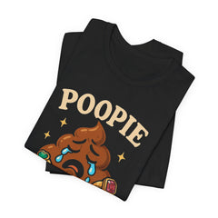Funny Poop Doopie Emoji Tee, Quirky Graphic, Humorous Apparel, Playful Wear, Fizzing jewelry
