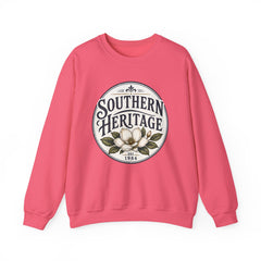 Southern Heritage Crewneck Sweatshirt — Vintage Magnolia Graphic