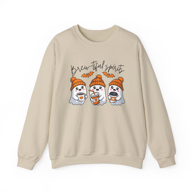 Halloween Ghosts Crewneck Sweatshirt, Spooky Apparel, Fall Fashion, Cozy Sweatshirt, Unisex Halloween Sweater