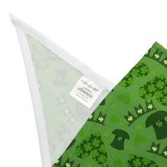 St. Patrick's Day Pet Bandana - Green Hats & Banners