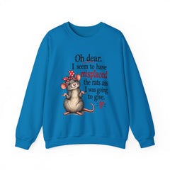 Sarcastic Crewneck Sweatshirt - Don’t Give A Rats Ass