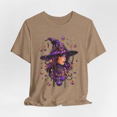 Enchanting Witch Graphic Tee - Perfect for Halloween, Gifts, Parties, Casual Wear, and Witchy Vibes