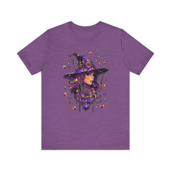 Enchanting Witch Graphic Tee - Perfect for Halloween, Gifts, Parties, Casual Wear, and Witchy Vibes